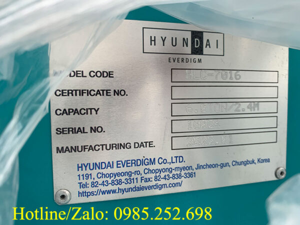 Cẩu Hyundai 6 tấn