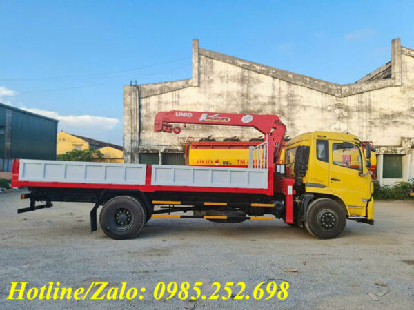 Dongfeng 8 tấn Hoàng Huy gắn cẩu Unic 5 tấn