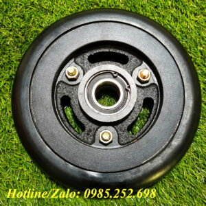 Bánh xe cao su cổ hút bụi 230mm